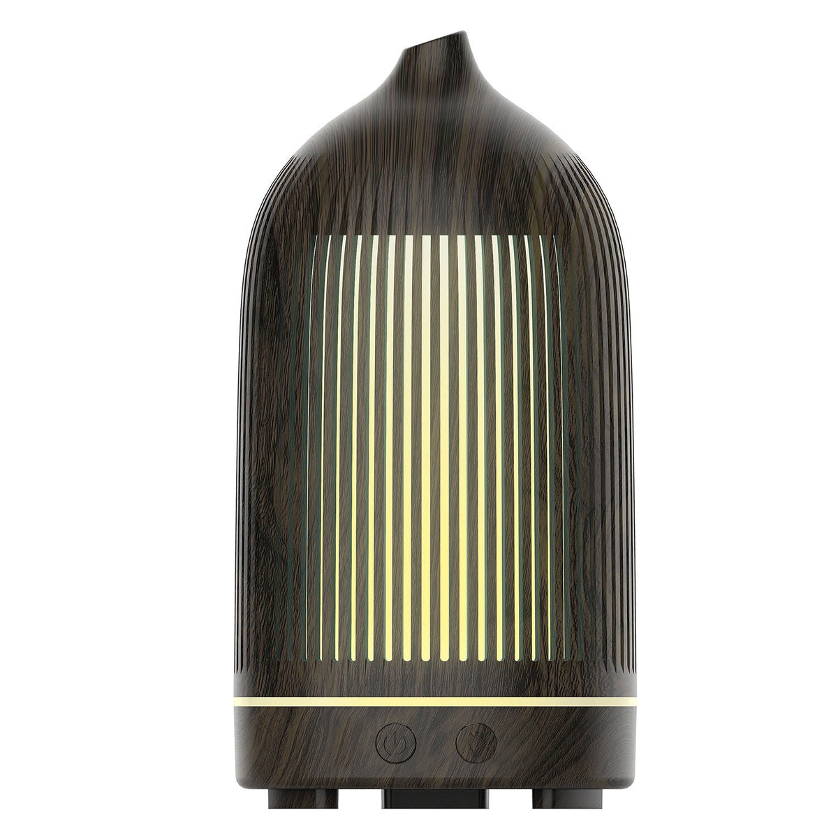 Wood Grain Ultrasonic Aroma Diffuser with 7 LED Colors