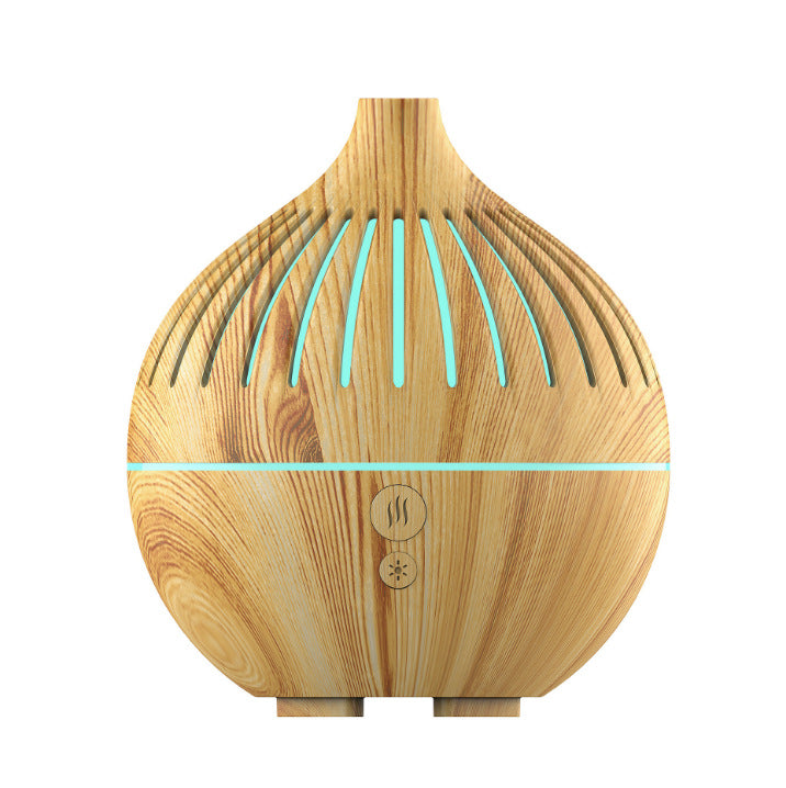 Wood Grain USB Aroma Diffuser Humidifier for Bedroom