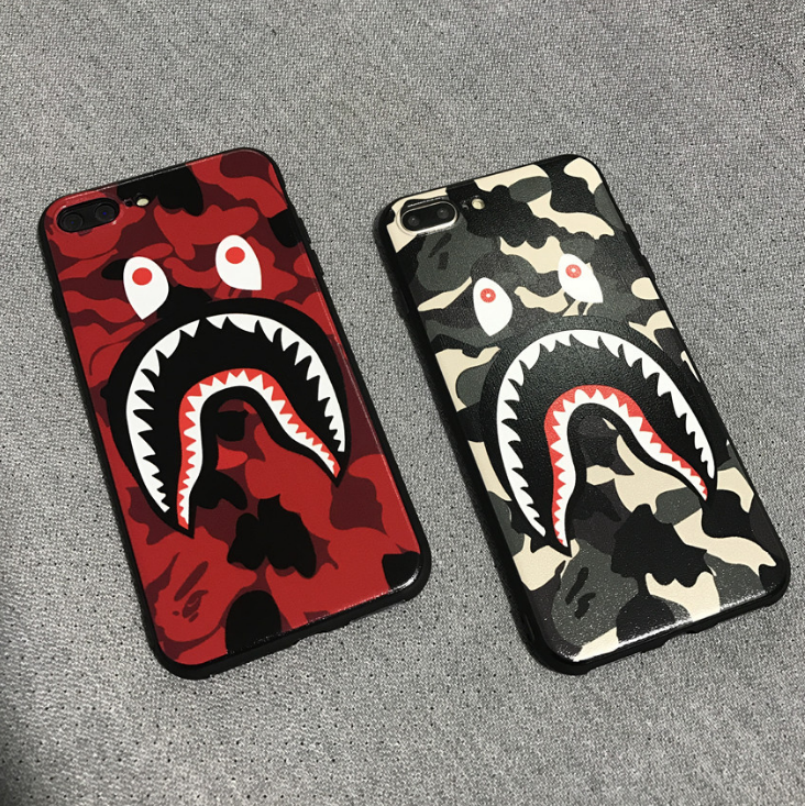 Shark Mouth Camo Phone Case for iPhone 6/7/8 Plus Bold