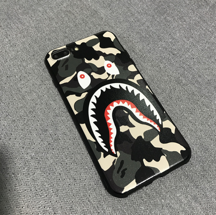 Shark Mouth Camo Phone Case for iPhone 6/7/8 Plus Bold