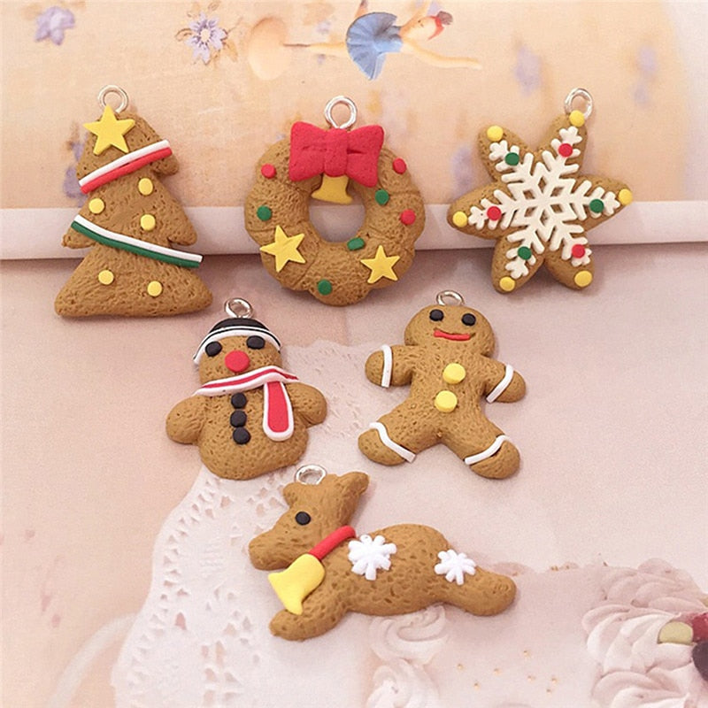 Mini Gingerbread Christmas Ornaments for Festive Decor