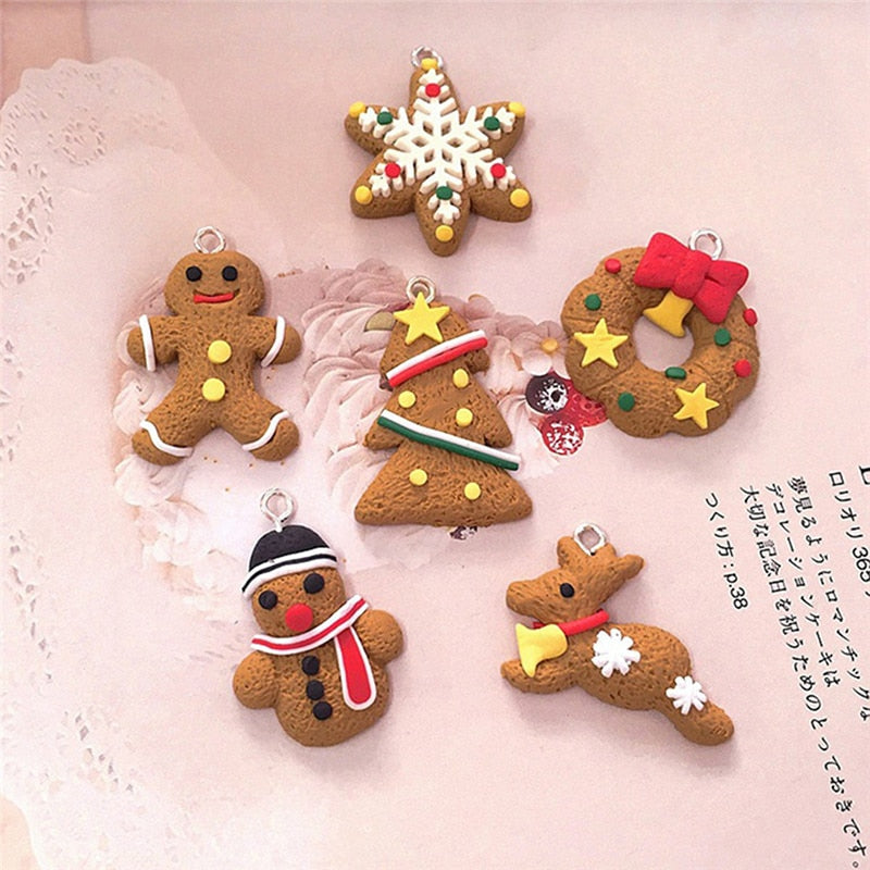Mini Gingerbread Christmas Ornaments for Festive Decor