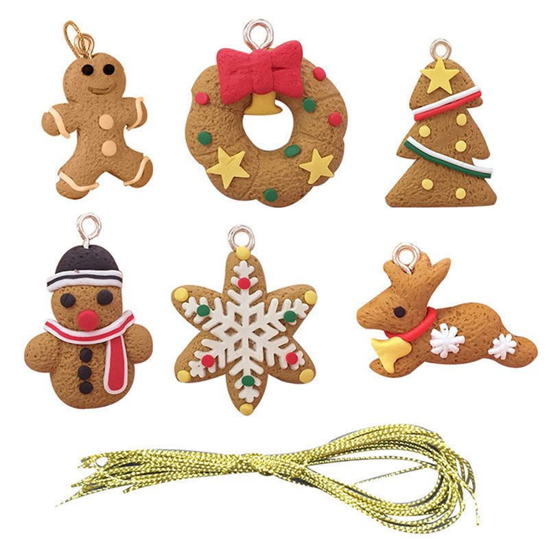 Mini Gingerbread Christmas Ornaments for Festive Decor