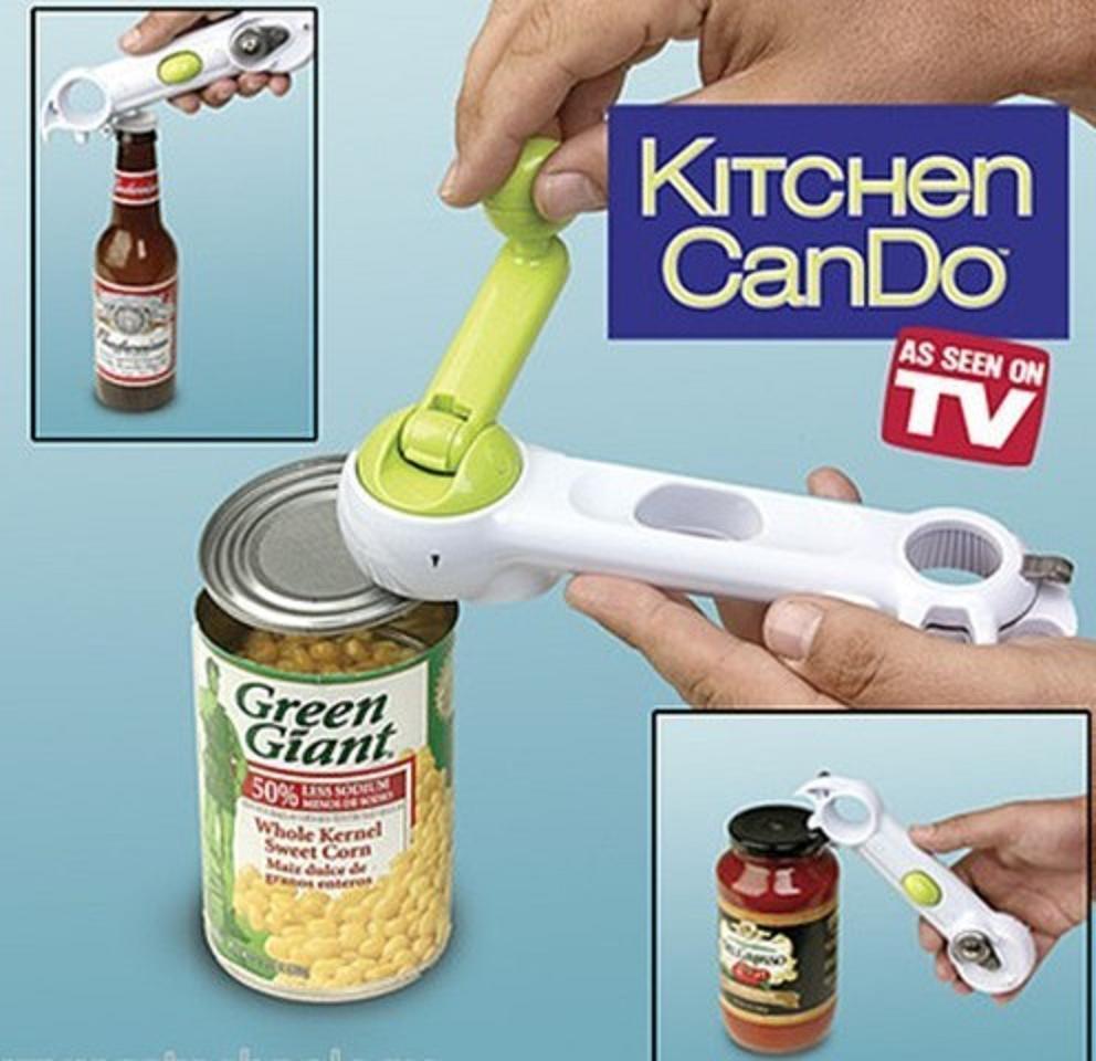 Handheld 6-in-1 Kitchen Can, Bottle & Jar Opener Tool