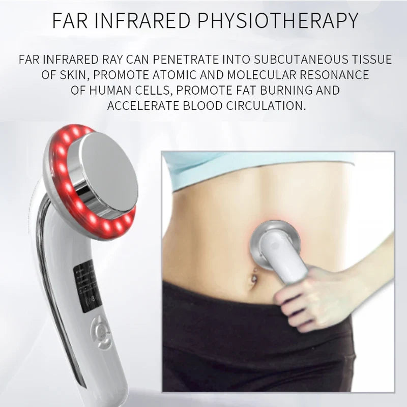 6-in-1 Body Slimming Device for Home: EMS, LED & Ultrasonic