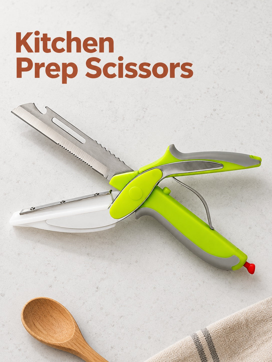 6-in-1 Stainless Steel Kitchen Scissors for Fish and Meat
