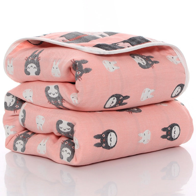 Six-Layer Gauze Baby Blanket & Towel Set for Bath