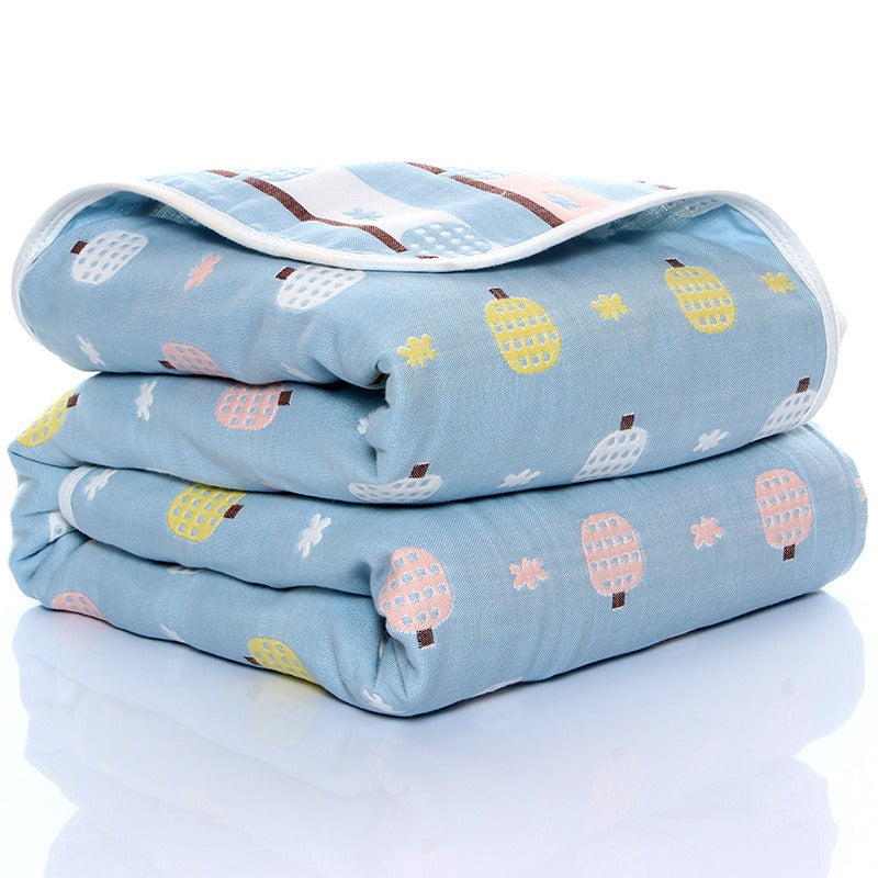 Six-Layer Gauze Baby Blanket & Towel Set for Bath