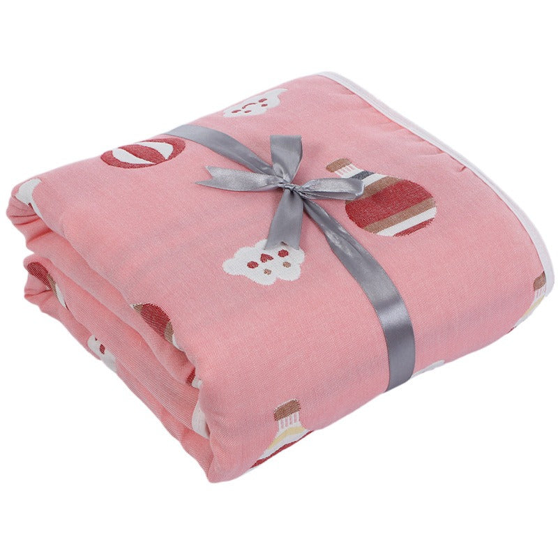 Six-Layer Gauze Baby Blanket & Towel Set for Bath