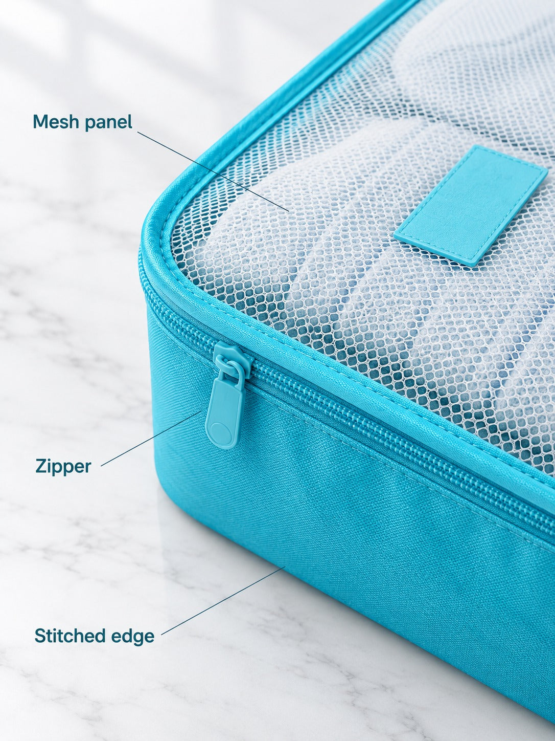 6-Piece Packing Cubes Set for Organized Travel Luggage