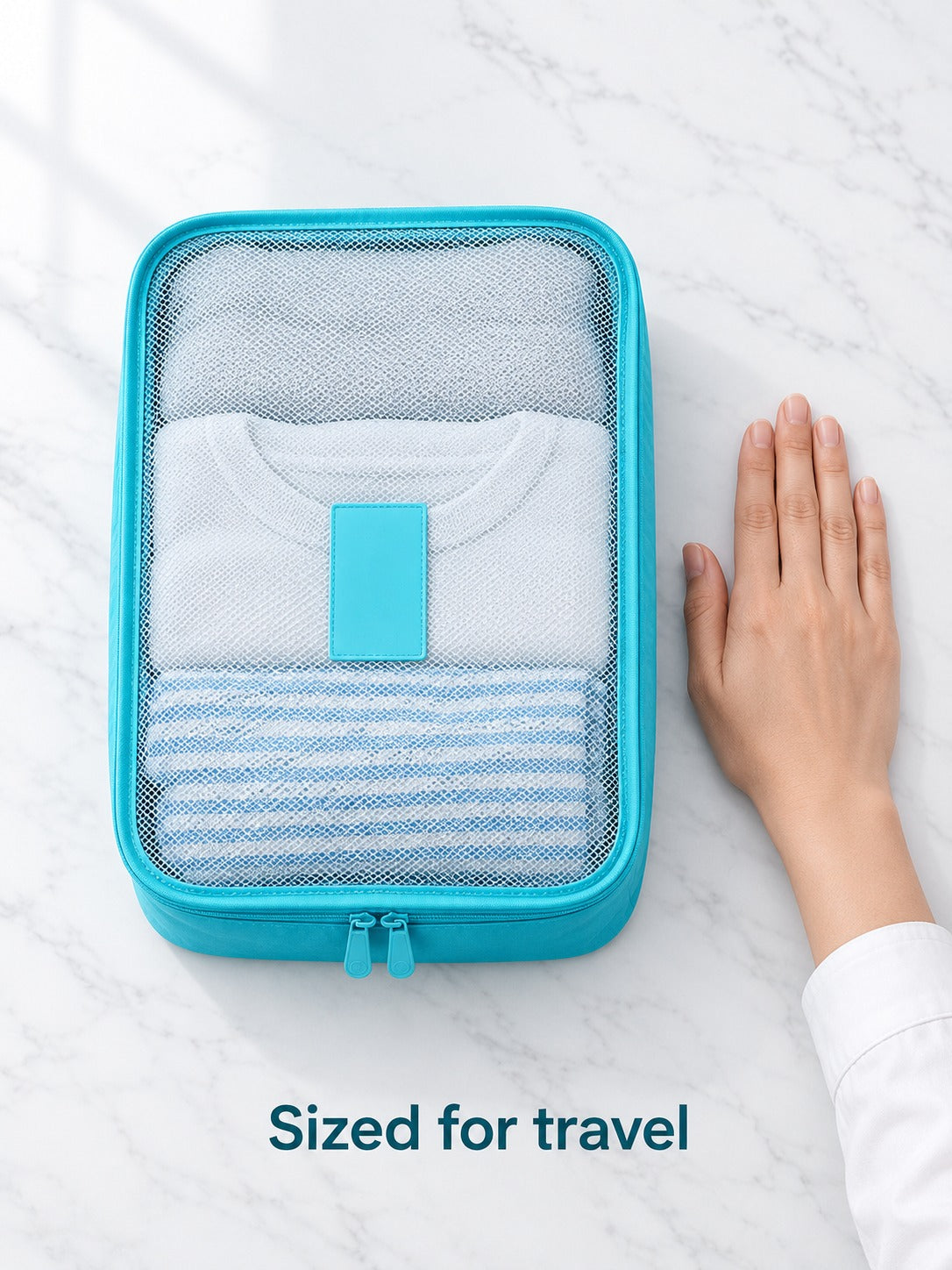 6-Piece Packing Cubes Set for Organized Travel Luggage