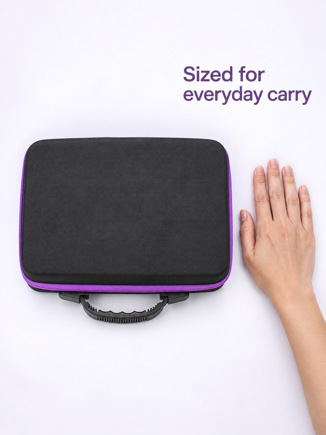 Hard-Shell Essential Oil Case for 60 Bottles, Travel-Ready