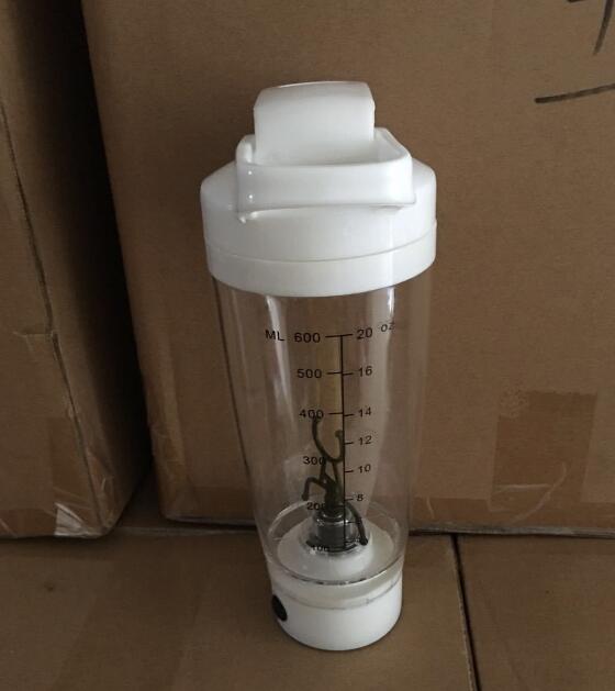 Electric Protein Shaker Bottle 600ml, Hands-Free Mixing