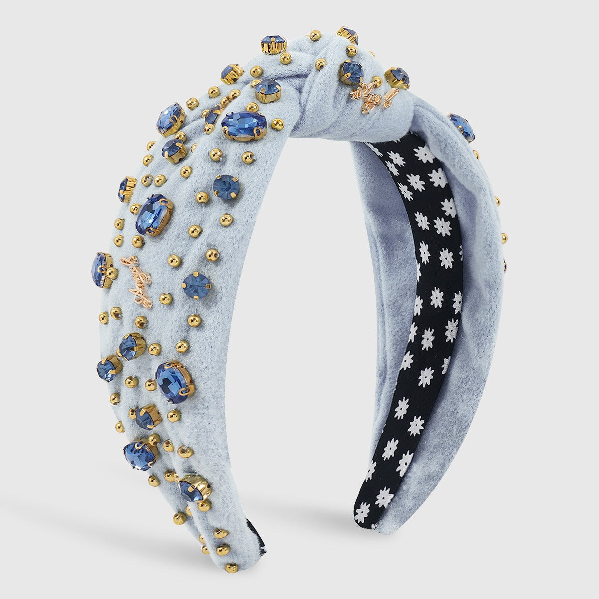 Padded Headband for Bold, Jewel-Embellished Style