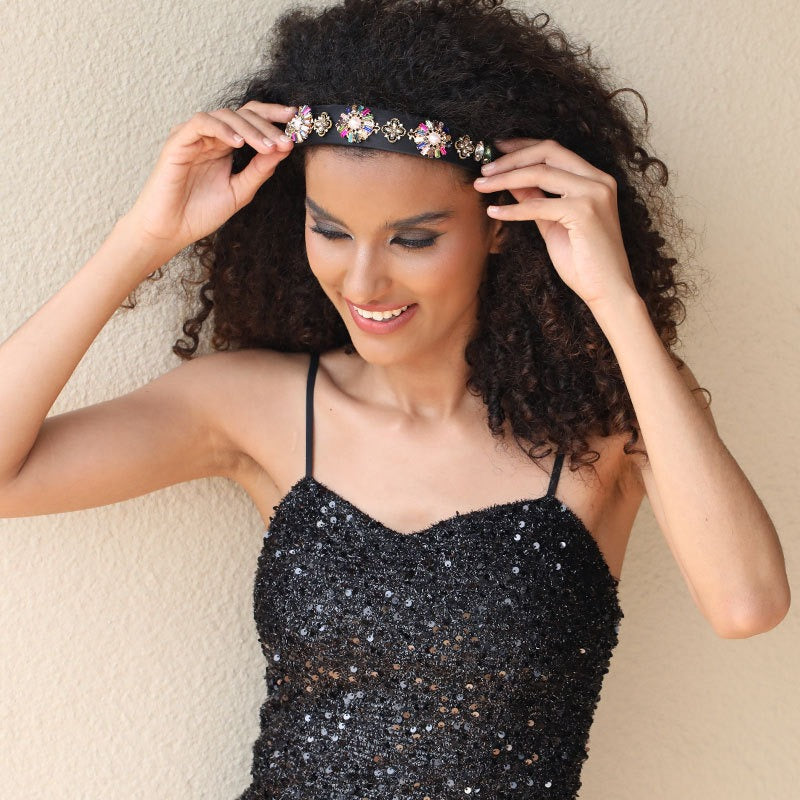 Baroque Pearl Hair Hoop for Effortless Evening Glamour