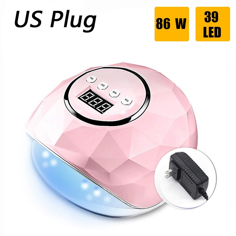 86W UV LED Nail Lamp — Professional Gel Curing in 10 Seconds
