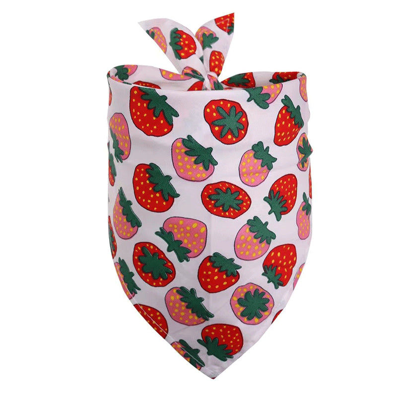 Cotton Pet Bandana Scarf for Playful Summer Style