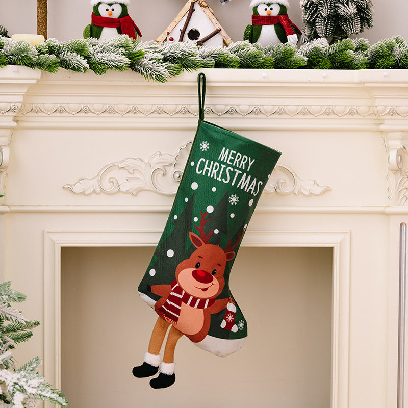 Christmas Stockings With Playful Holiday Charm Set