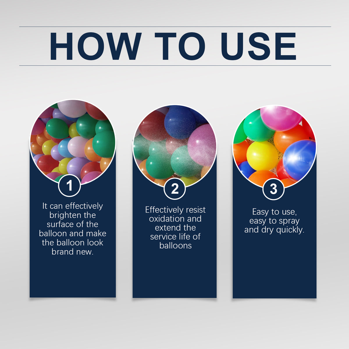 Latex Balloon Shine Spray for Long-Lasting Glossy Balloons