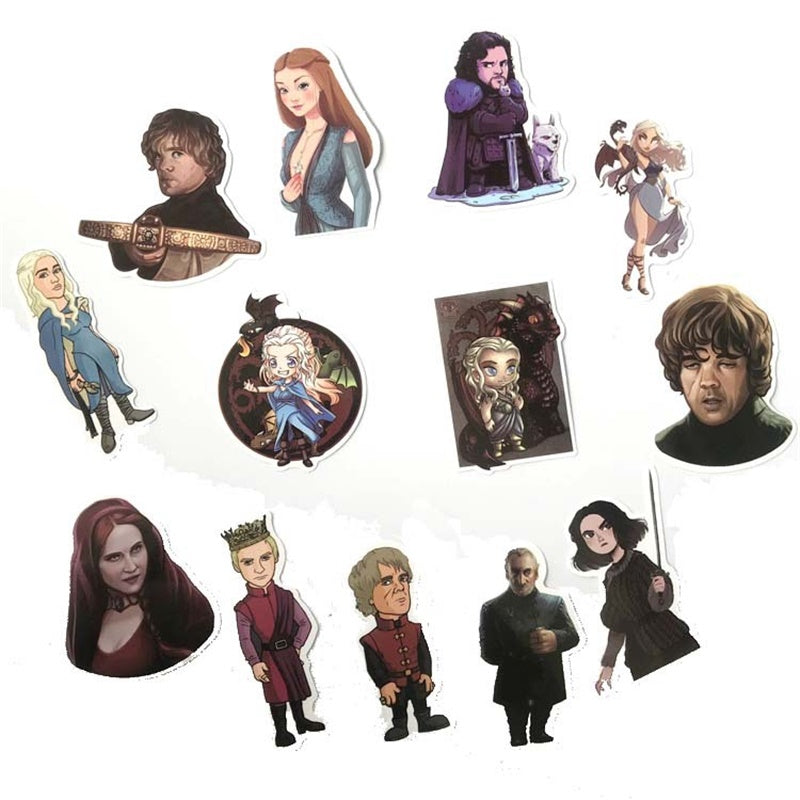 Game of Thrones Stickers for Luggage & DIY Decor