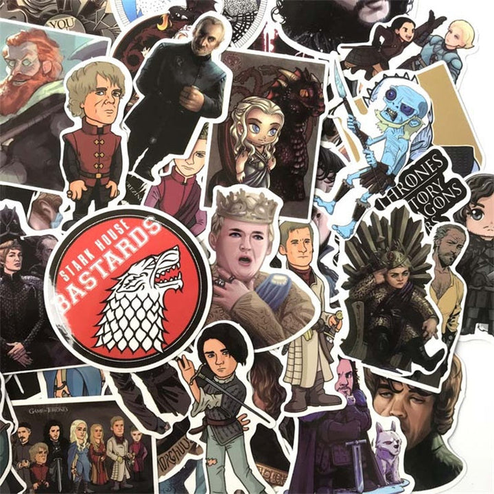 Game of Thrones Stickers for Luggage & DIY Decor