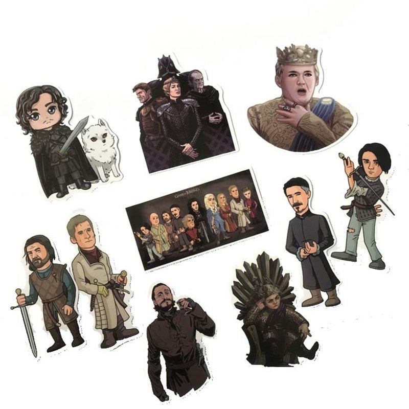 Game of Thrones Stickers for Luggage & DIY Decor