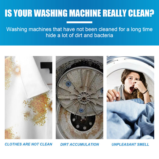 Washing Machine Cleaner Tablets - 12 Deep-Clean Sheets