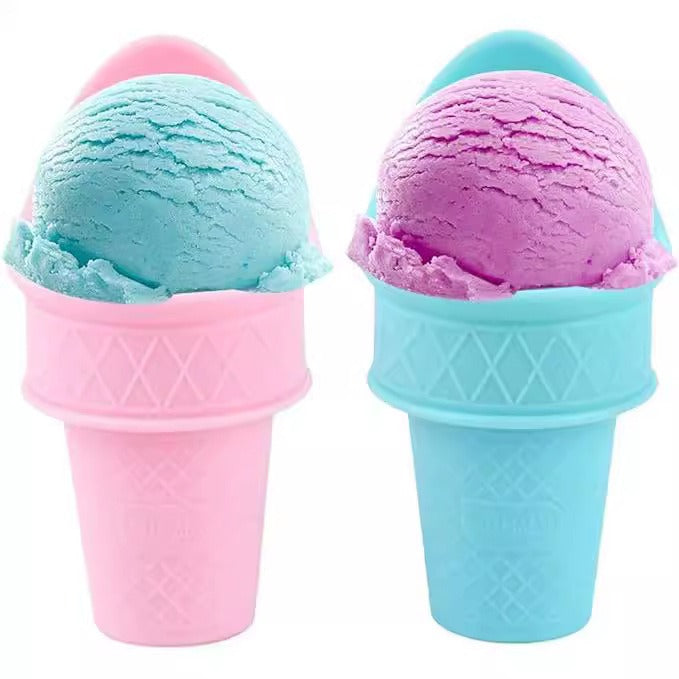 Silicone Ice Cream Scoop Cone That Stands Up for Kids