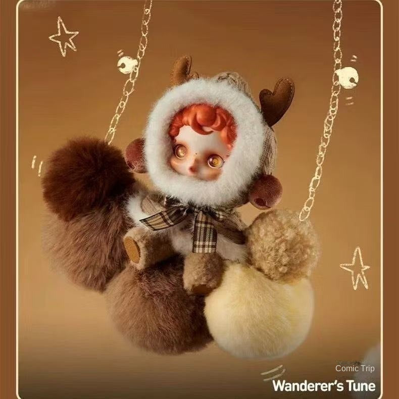 SKULLPANDA Winter Plush Collectible With Cute Style