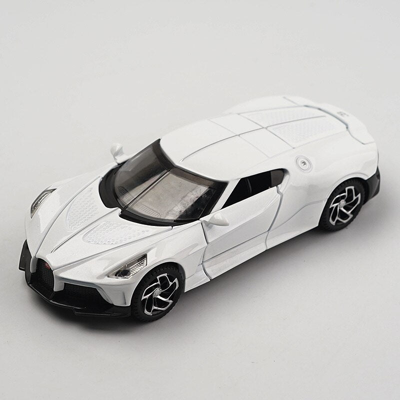 1:32 Bugatti Toy Car Diecast Model With Opening Doors