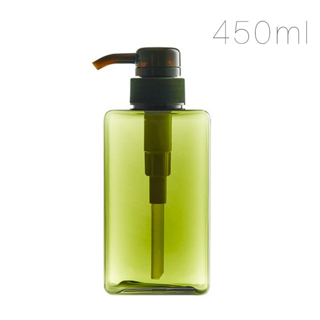 Refillable Square Lotion Pump Bottle for Bathroom Storage