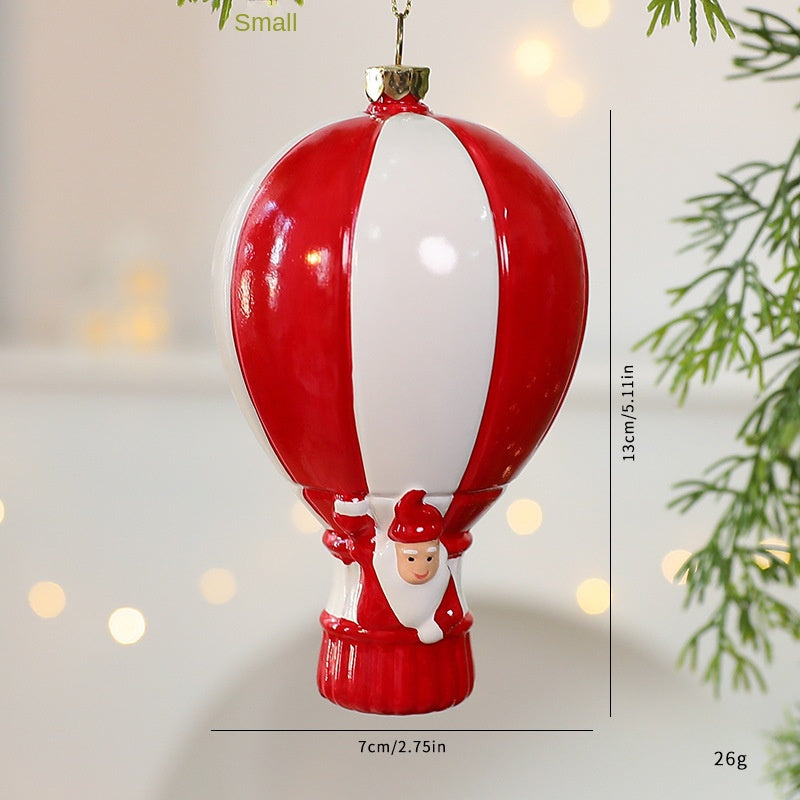 Santa Christmas Ornament for Classic Festive Tree Charm