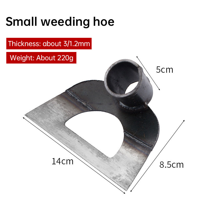 Weeding Hoe with Saw-Blade Steel Head for Vegetable Beds