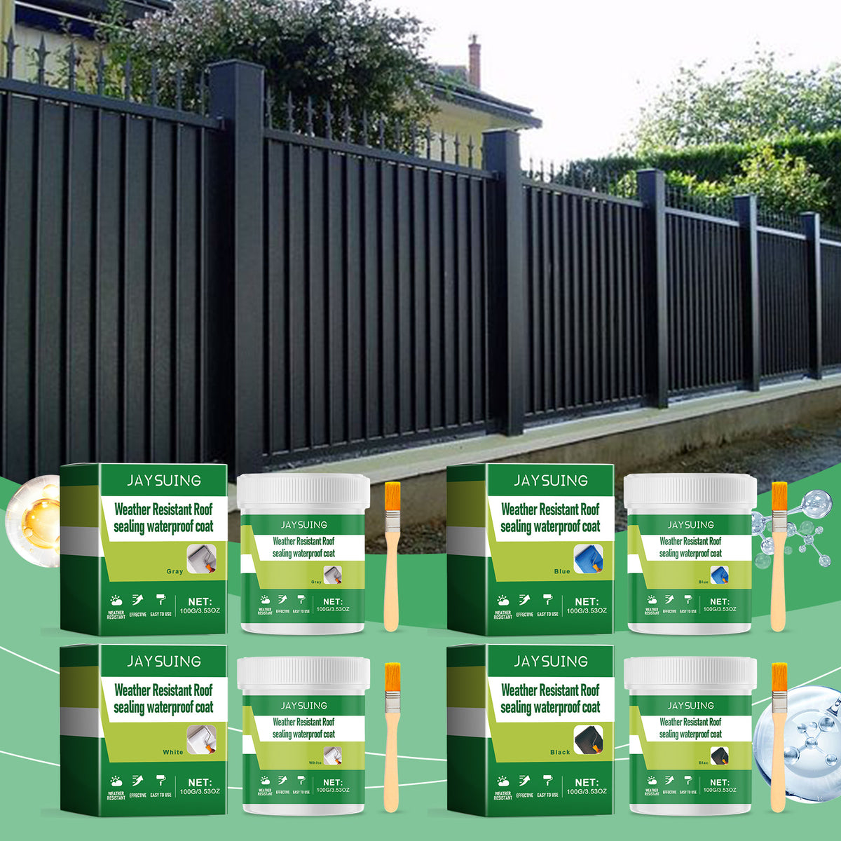Roof Waterproofing Coating for Crack and Leak Repair