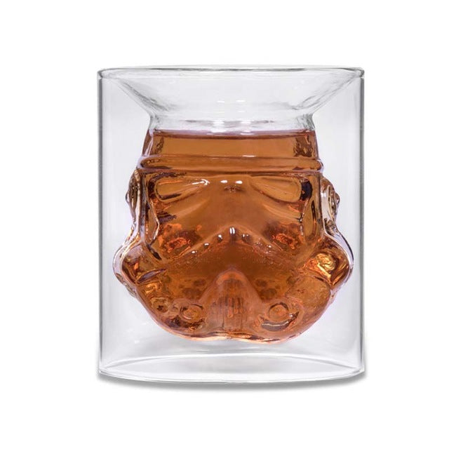 Stormtrooper Whiskey Decanter with Helmet Glass Cup