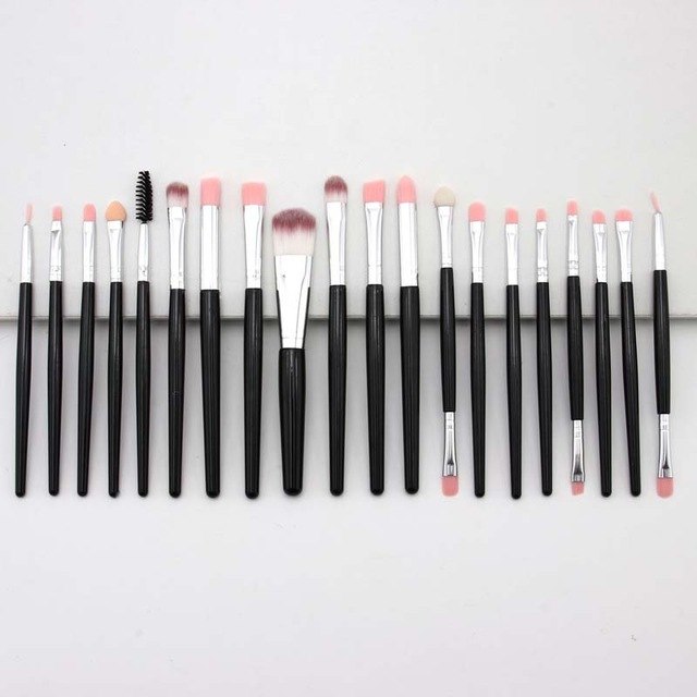 20‑Piece Makeup Brush Set — Complete Face & Eye Kit
