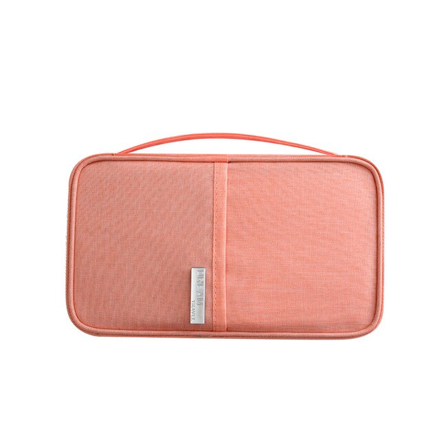 Travel Document Organizer Passport Holder with Zipper