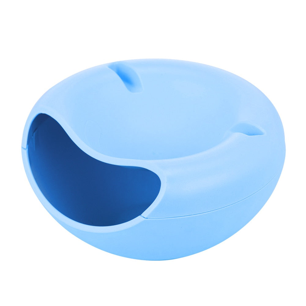 Snack Bowl with Phone Stand and Separate Shell Tray