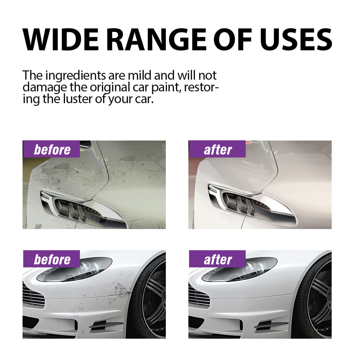 Car Ceramic Coating Spray for Glossy Paint Protection