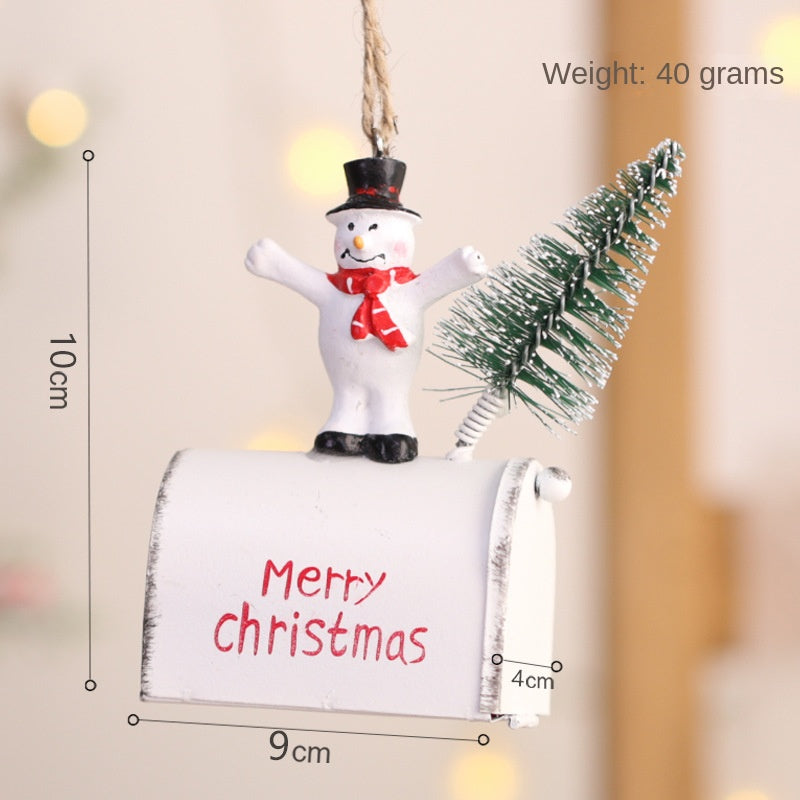 Metal Christmas Ornaments for a Whimsical Tree Display