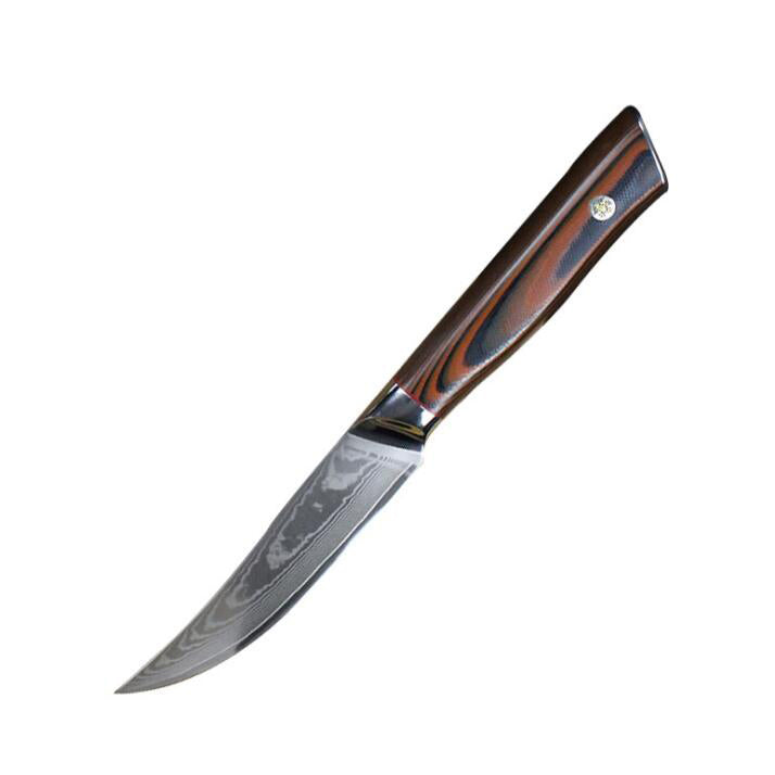 Damascus Steak Knives Set That Stays Sharp, Won't Rust
