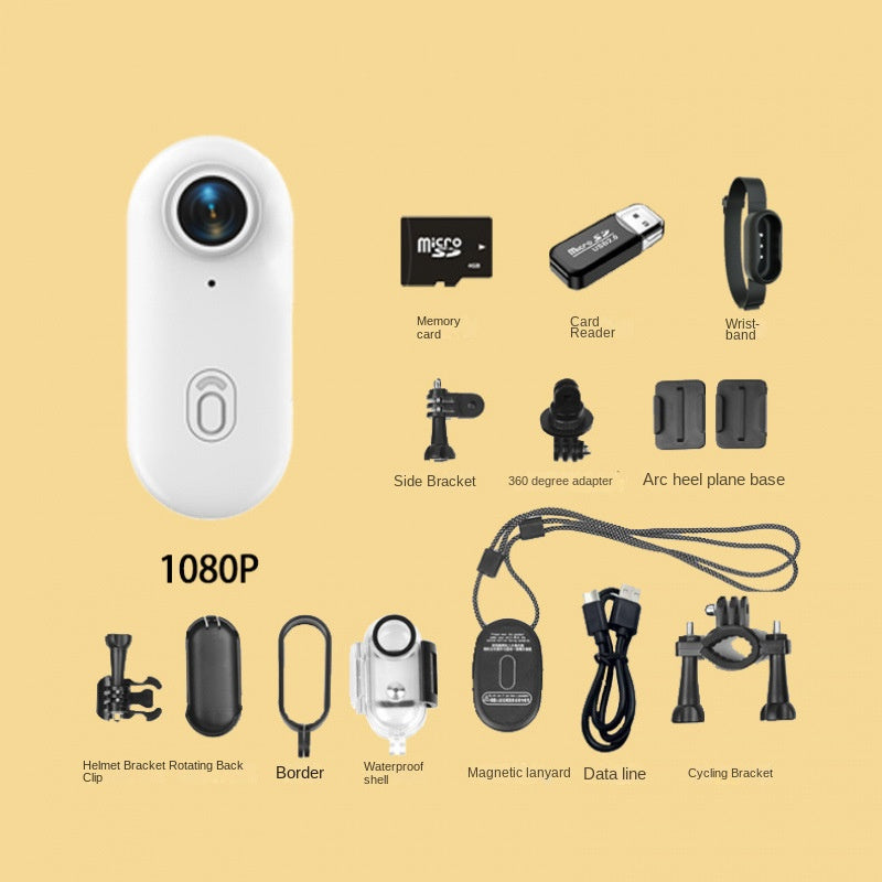 4K Thumb Camera with Magnetic Clip for Hands-Free POV