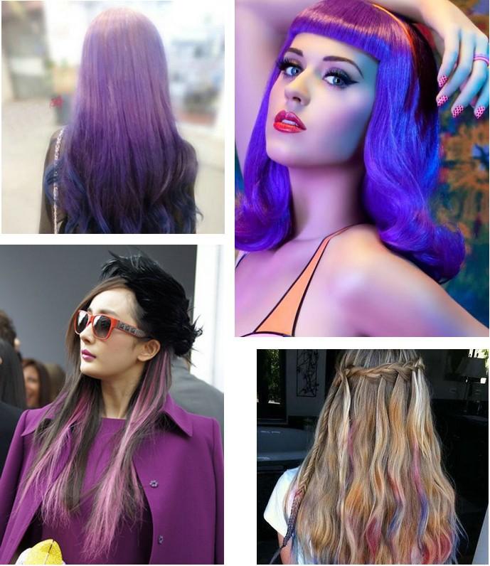 Temporary Hair Color Chalk for Instant Neon Looks at Home