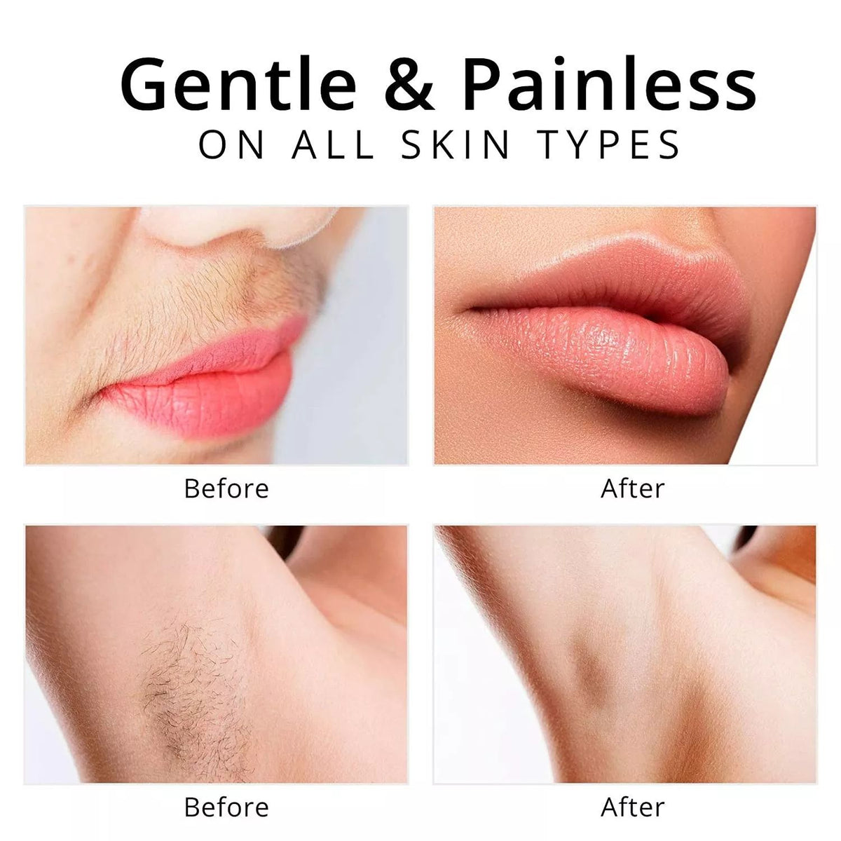 4-In-1 Electric Facial Hair Trimmer for Precise Grooming