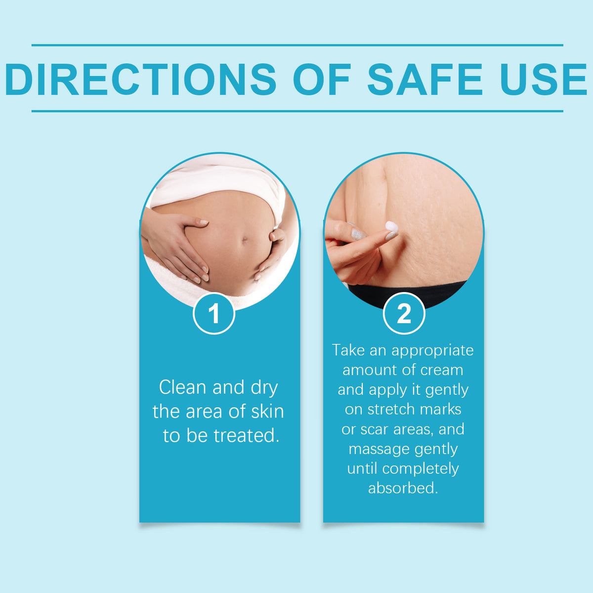 Pregnancy Stretch Mark Cream for Smooth, Moisturized Skin