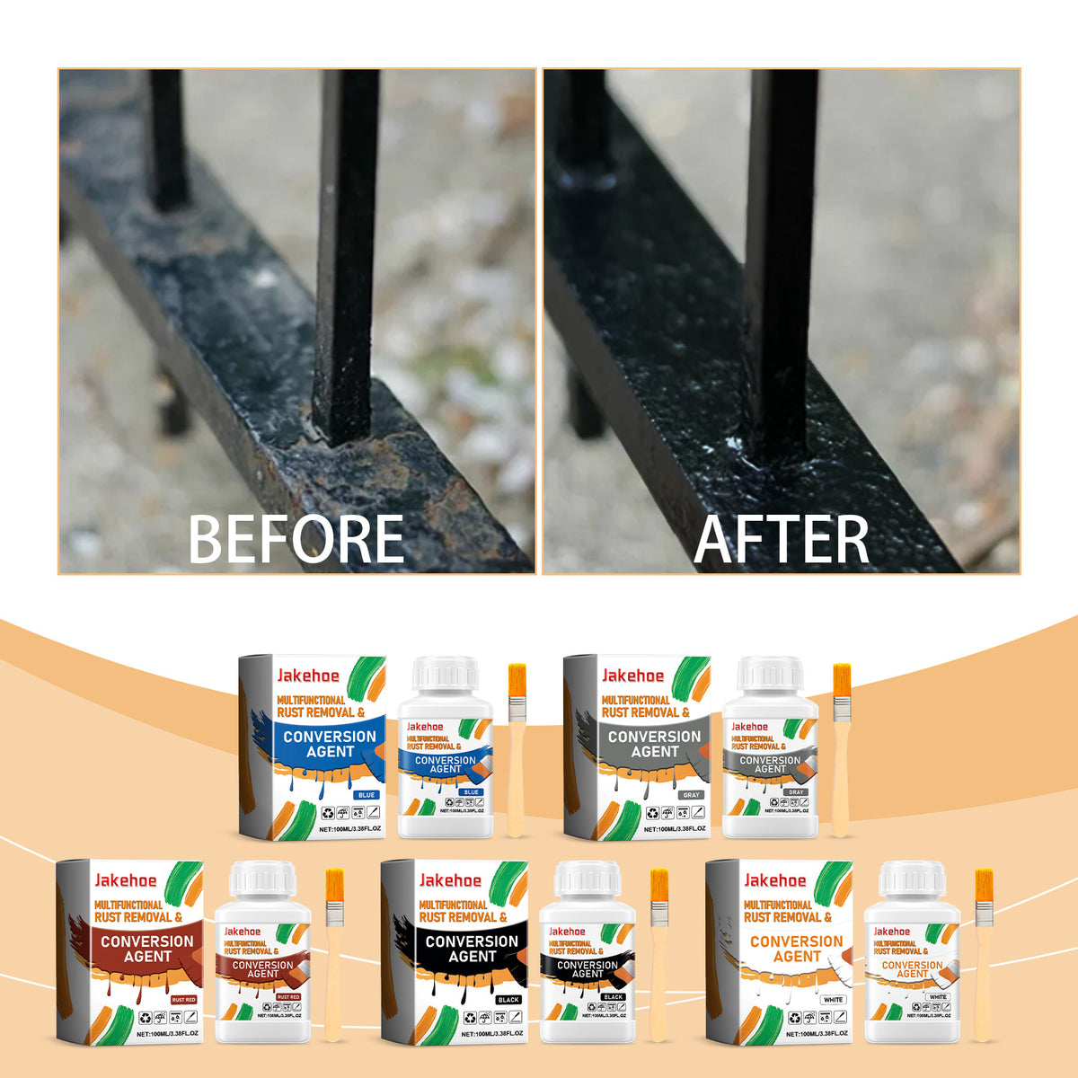 Rust Remover & Converter Coating for Metal Care DIY