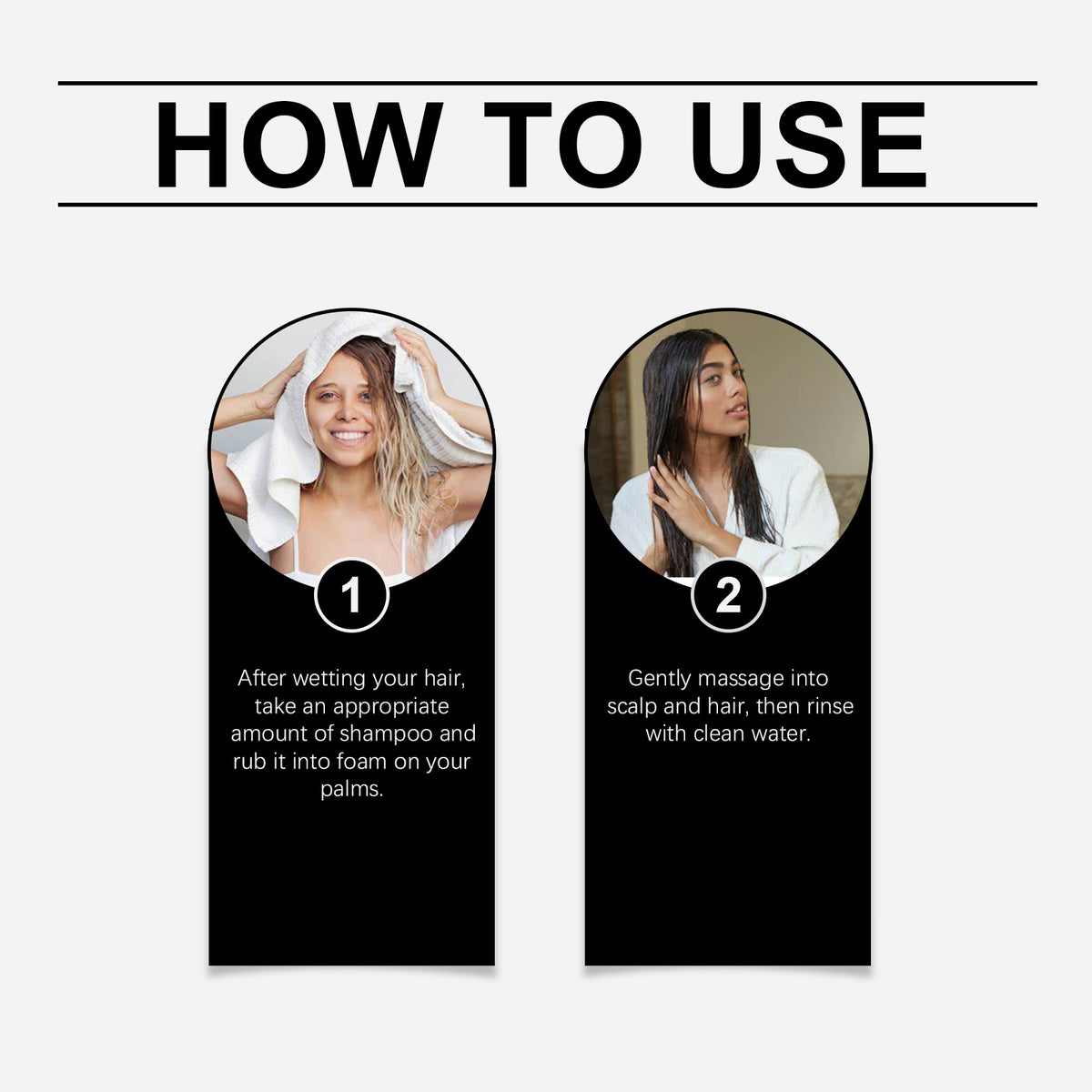 Salt-Free Herbal Shampoo for Smoother-Looking Hair