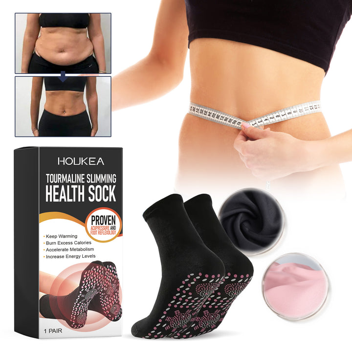 Health Socks with Warm Acupressure Sole Comfort Pair