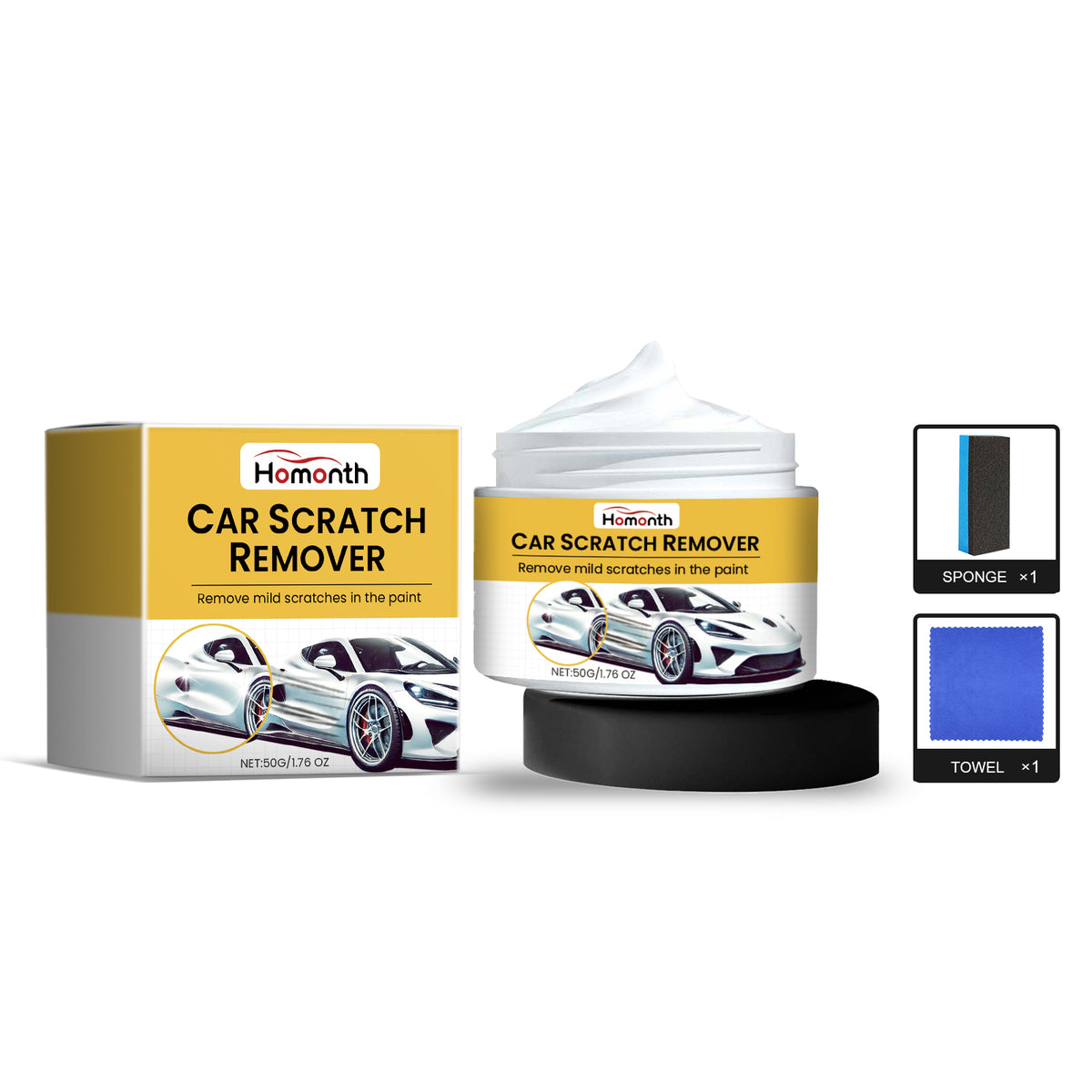 Car Scratch Repair Cream for Lasting Paint Protection