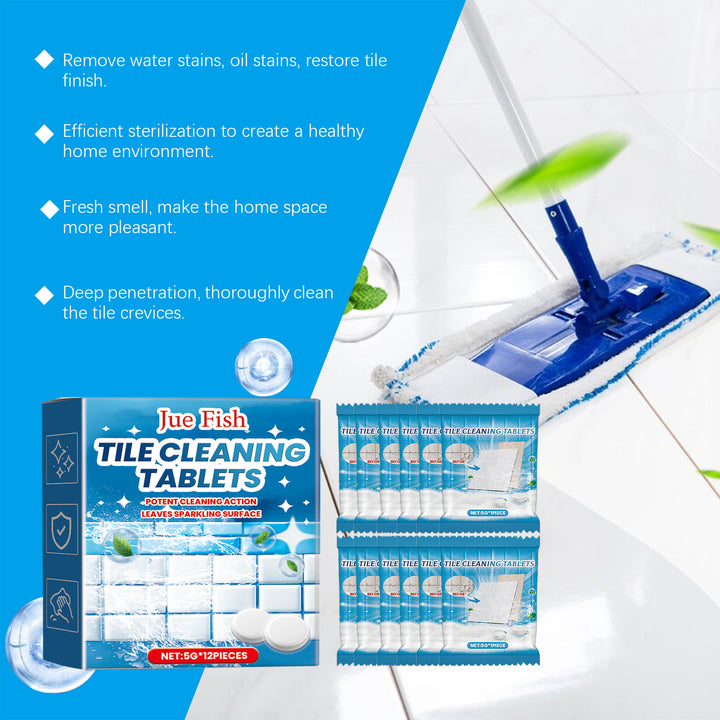 Ceramic Tile Cleaning Tablets for Sparkling Surfaces